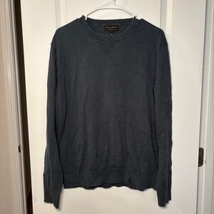 Men’s Banana Republic Dark Blue Cotton Crewneck Sweater Size: L